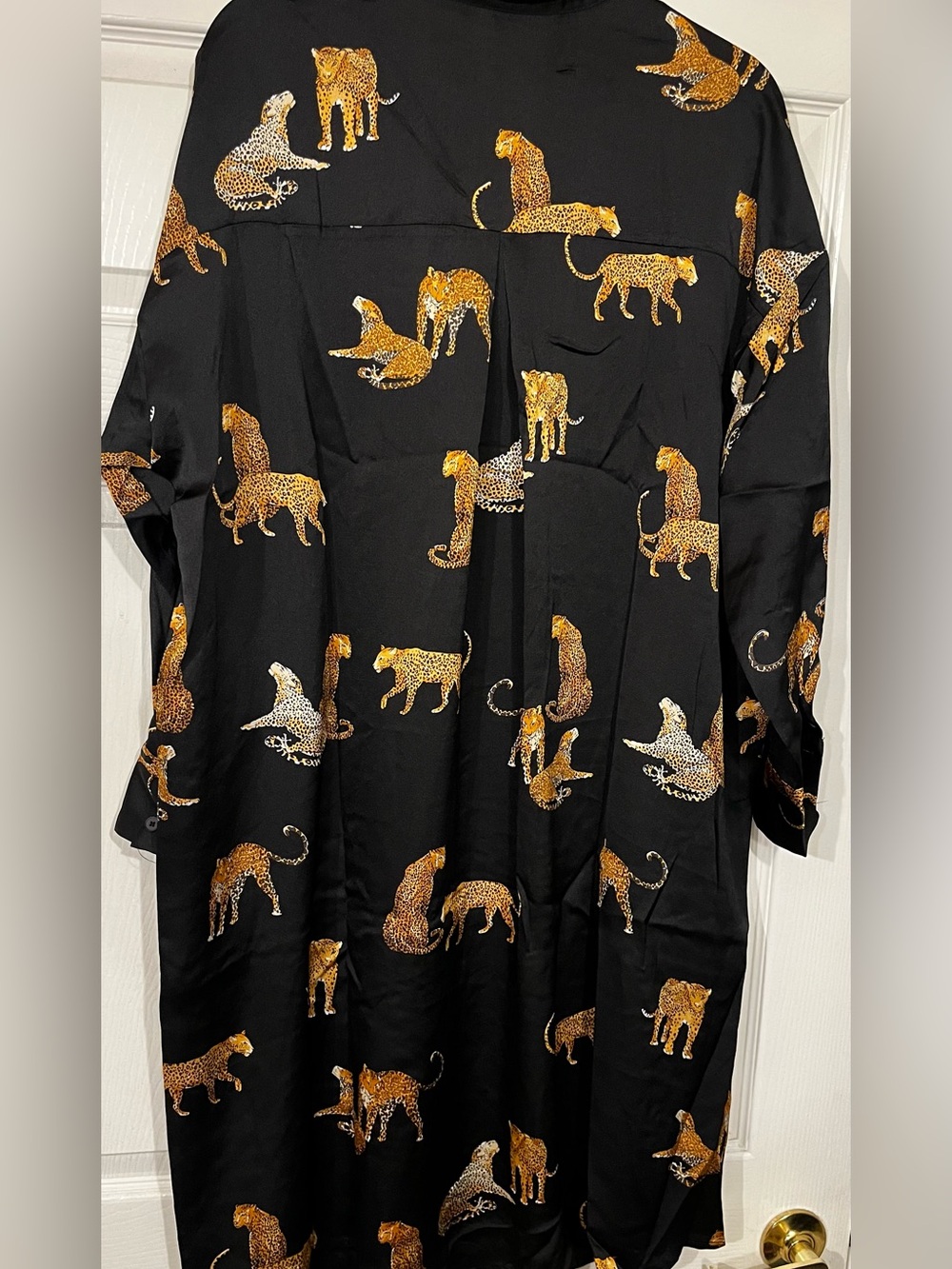 Black Dress with Tiger Print - Picture 4 of 4
